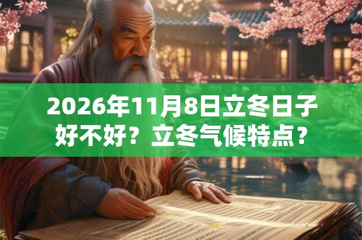 2026年11月8日立冬日子好不好？立冬气候特点？