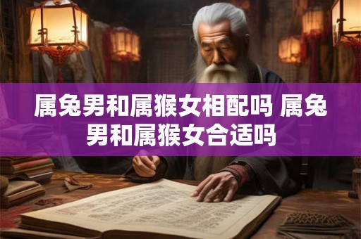 属兔男和属猴女相配吗 属兔男和属猴女合适吗