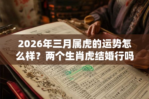 2026年三月属虎的运势怎么样？两个生肖虎结婚行吗？