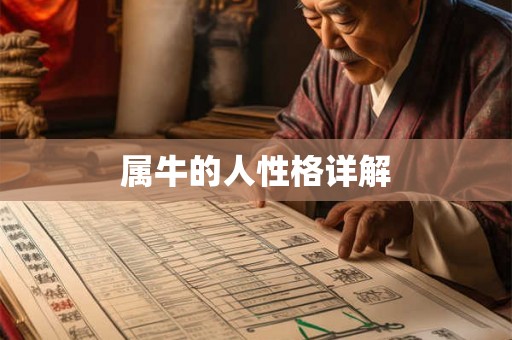 属牛的人性格详解