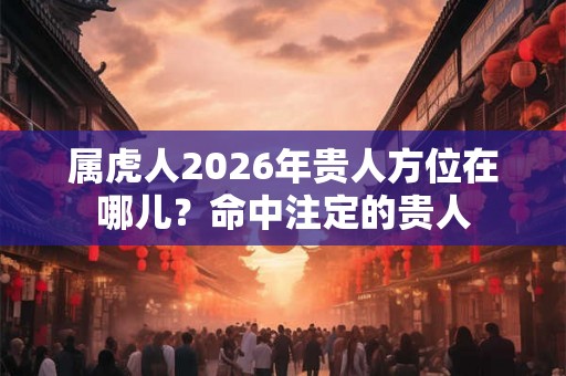 属虎人2026年贵人方位在哪儿？命中注定的贵人
