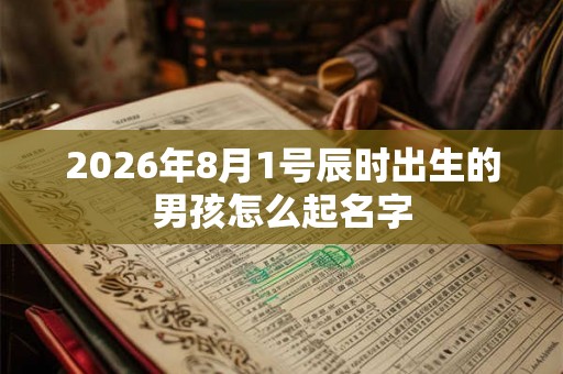 2026年8月1号辰时出生的男孩怎么起名字 2026年8月1号辰时出生的男孩怎么起名字