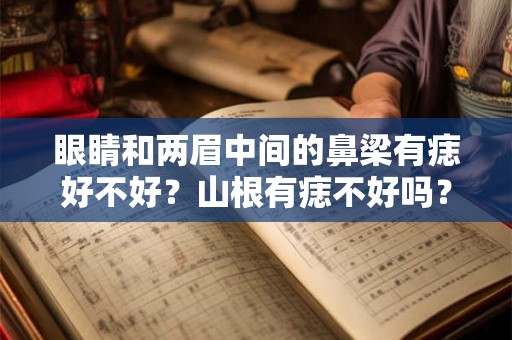 眼睛和两眉中间的鼻梁有痣好不好？山根有痣不好吗？