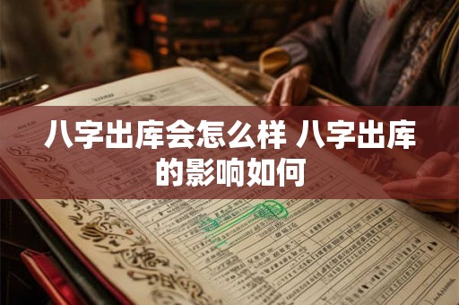 八字出库会怎么样 八字出库的影响如何