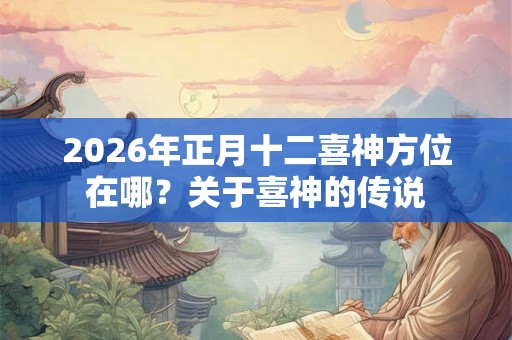 2026年正月十二喜神方位在哪？关于喜神的传说