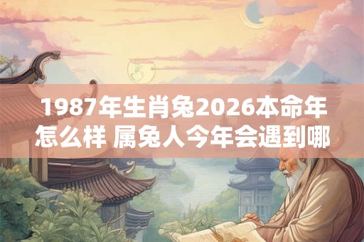 1987年生肖兔2026本命年怎么样 属兔人今年会遇到哪些困难