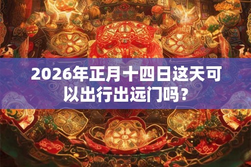 2026年正月十四日这天可以出行出远门吗？