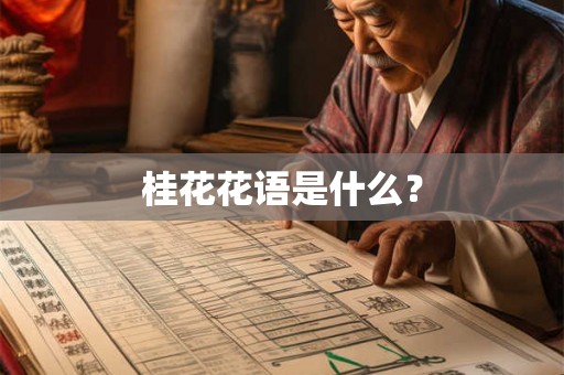 桂花花语是什么? 桂花花语是什么?