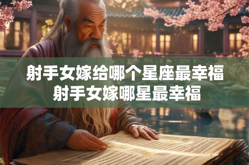 射手女嫁给哪个星座最幸福 射手女嫁哪星最幸福 射手女嫁给哪个星座最幸福 射手女嫁哪星最幸福