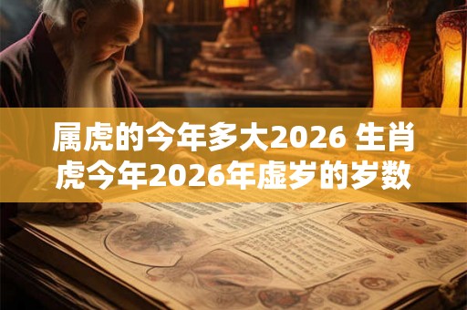 属虎的今年多大2026 生肖虎今年2026年虚岁的岁数