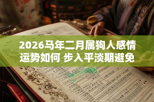 2026马年二月属狗人感情运势如何 步入平淡期避免烂桃花