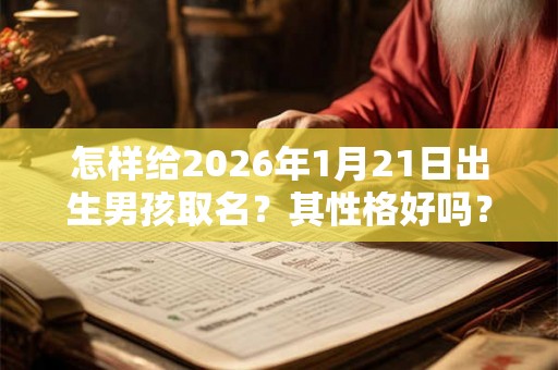 怎样给2026年1月21日出生男孩取名？其性格好吗？