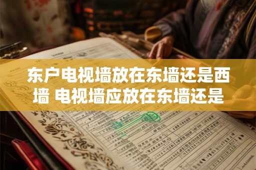 东户电视墙放在东墙还是西墙 电视墙应放在东墙还是西墙
