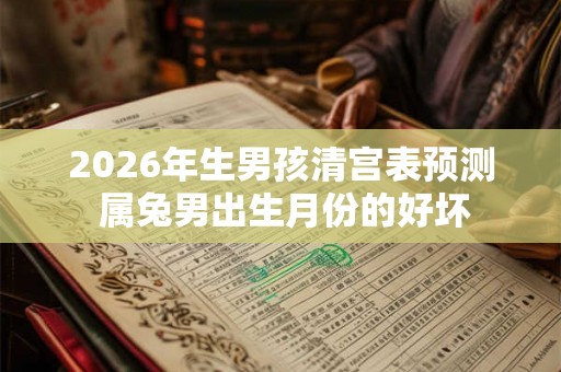 2026年生男孩清宫表预测 属兔男出生月份的好坏