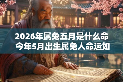 2026年属兔五月是什么命 今年5月出生属兔人命运如何