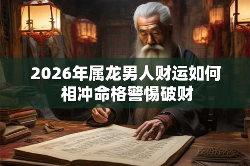 2026年属龙男人财运如何 相冲命格警惕破财