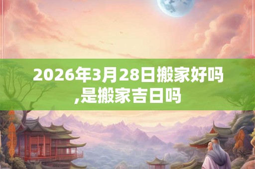 2026年3月28日搬家好吗,是搬家吉日吗