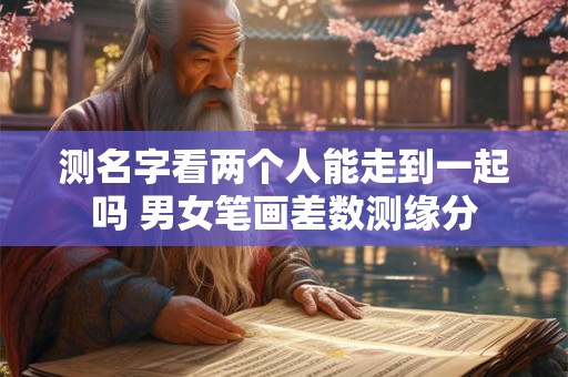 测名字看两个人能走到一起吗 男女笔画差数测缘分 测名字看两个人能走到一起吗 男女笔画差数测缘分