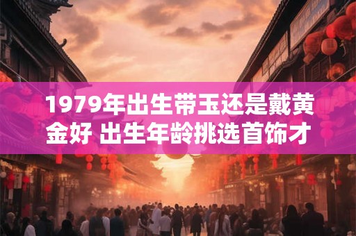 1979年出生带玉还是戴黄金好 出生年龄挑选首饰才不纠结
