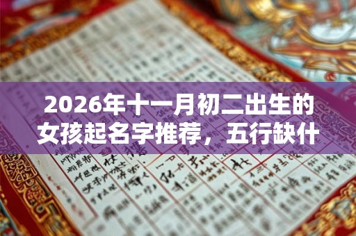 2026年十一月初二出生的女孩起名字推荐，五行缺什么？