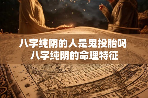 八字纯阴的人是鬼投胎吗 八字纯阴的命理特征