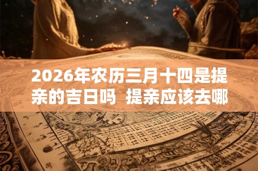 2026年农历三月十四是提亲的吉日吗  提亲应该去哪方吃饭