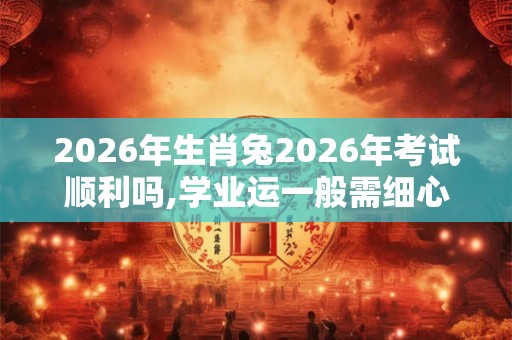 2026年生肖兔2026年考试顺利吗,学业运一般需细心