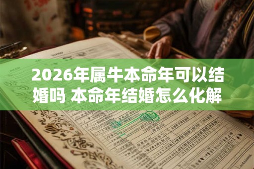 2026年属牛本命年可以结婚吗 本命年结婚怎么化解