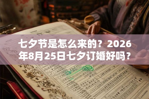 七夕节是怎么来的？2026年8月25日七夕订婚好吗？