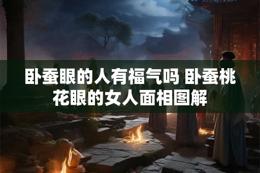 卧蚕眼的人有福气吗 卧蚕桃花眼的女人面相图解
