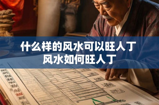 什么样的风水可以旺人丁 风水如何旺人丁