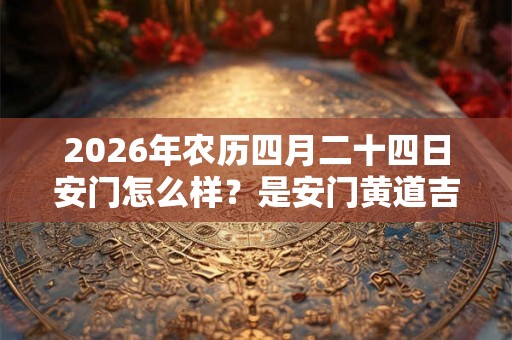 2026年农历四月二十四日安门怎么样？是安门黄道吉日吗？