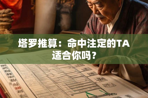 塔罗推算：命中注定的TA适合你吗？