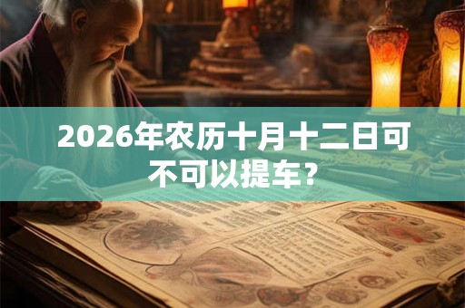 2026年农历十月十二日可不可以提车? 2026年农历十月十二日可不可以提车?
