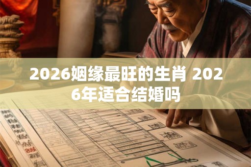 2026姻缘最旺的生肖 2026年适合结婚吗 2026姻缘最旺的生肖 2026年适合结婚吗