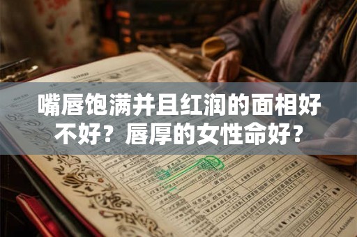 嘴唇饱满并且红润的面相好不好？唇厚的女性命好？