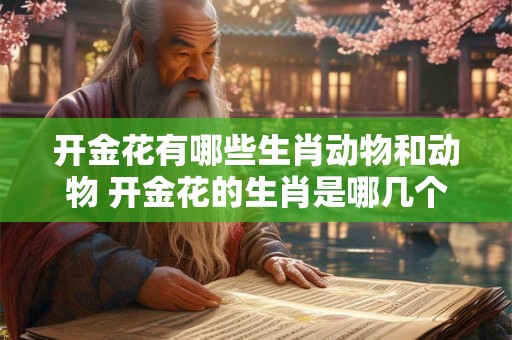 开金花有哪些生肖动物和动物 开金花的生肖是哪几个