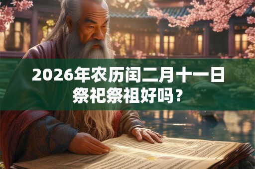2026年农历闰二月十一日祭祀祭祖好吗？