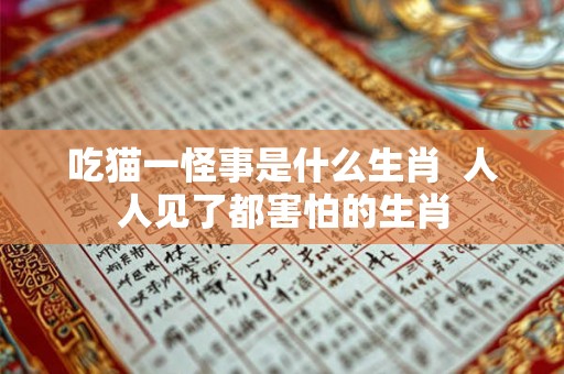 吃猫一怪事是什么生肖  人人见了都害怕的生肖