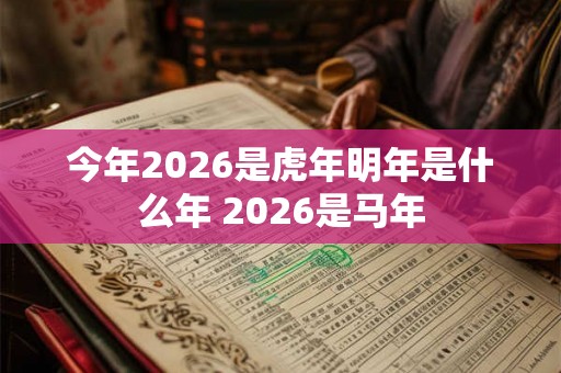 今年2026是虎年明年是什么年 2026是马年