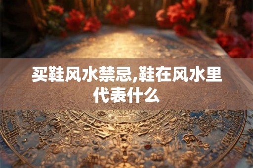 买鞋风水禁忌,鞋在风水里代表什么