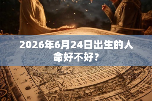 2026年6月24日出生的人命好不好？