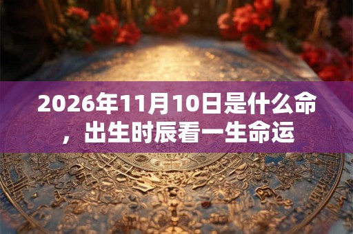 2026年11月10日是什么命,出生时辰看一生命运 2026年11月10日是什么命,出生时辰看一生命运
