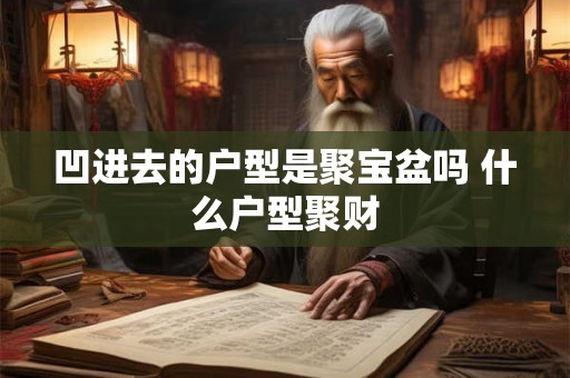 凹进去的户型是聚宝盆吗 什么户型聚财