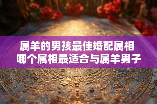 属羊的男孩最佳婚配属相 哪个属相最适合与属羊男子结婚