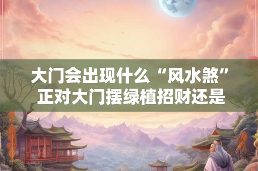 大门会出现什么“风水煞” 正对大门摆绿植招财还是引煞