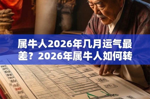 属牛人2026年几月运气最差?2026年属牛人如何转运? 属牛人2026年几月运气最差?2026年属牛人如何转运?