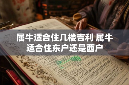 属牛适合住几楼吉利 属牛适合住东户还是西户