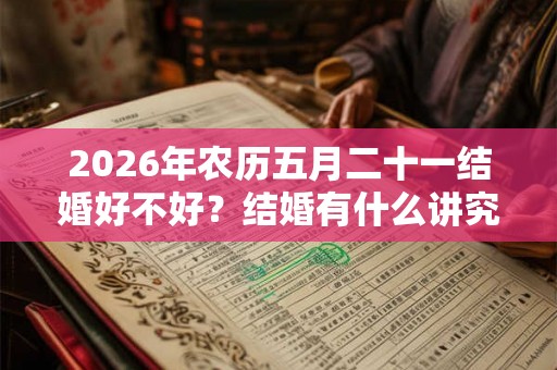 2026年农历五月二十一结婚好不好？结婚有什么讲究？