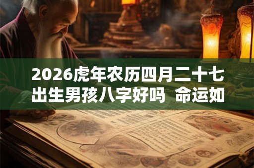 2026虎年农历四月二十七出生男孩八字好吗 命运如何 2026虎年农历四月二十七出生男孩八字好吗 命运如何
